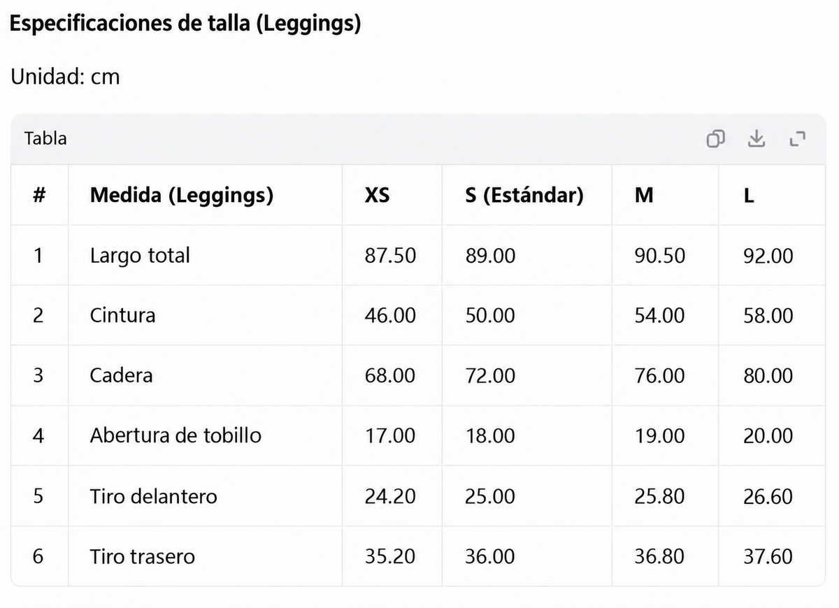 talla-legging